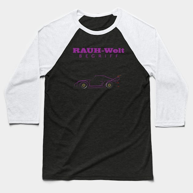 Purple Queen Baseball T-Shirt by icemanmsc